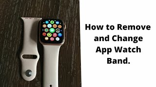 How to Change Apple Watch Band [upl. by Marquez509]