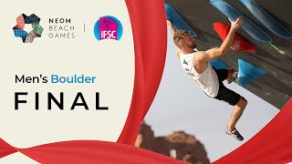 Mens Boulder final  NEOM 2024 [upl. by Ecniuq]