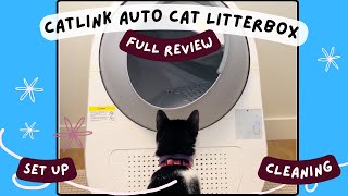 CATLINK cat automatic litter box FULL review [upl. by Rebekah109]