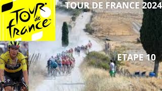 TOUR DE FRANCE 2024  ETAPE 10 ORLEANSSAINTAMANDMONTROND [upl. by Marianna]