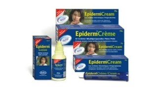 Epiderm creme for skin clarification clears eczema ringworm rashes [upl. by Girard163]