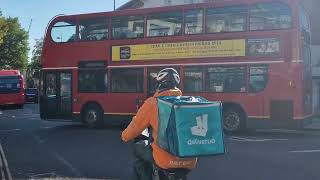 Go Ahead London Rail Replacement on London Underground SN58 CEY EN11 [upl. by Thorner825]