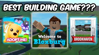 TESTING VIRAL BUILDING GAMES on ROBLOX [upl. by Hawk]