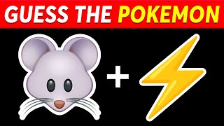 Guess the Pokemon by Emoji 🔥⚡ Pokemon Quiz Gen1 [upl. by Enyrehtak]