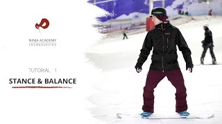 How to Improve your Snowboarding with Stance  Balance  Snowboard Tutorial [upl. by Ynavoj]