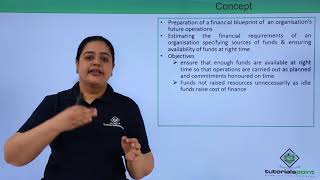 Class 12th – Financial Planning  Business Studies  Tutorials Point [upl. by Schnell]