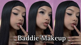 Baddie makeup💋 Tutorial [upl. by Durnan809]