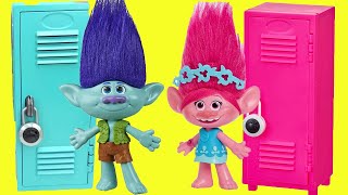 The Trolls Band Together Movie DIY Custom Back to School Locker Organization with Poppy and Branch [upl. by Durer]