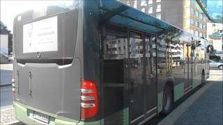 Linienbus Augsburg  Abfahrten von Mercedes Citaro Bussen an der Haltestelle Bärenwirt amp Türstörung [upl. by Leventhal50]