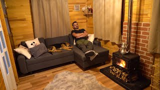 My Quiet Life in a Wooden House with My Dog  Cooking  Asmr [upl. by Nekcerb]