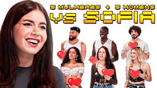 5 MULHERES  5 HOMENS vs SOFIA SANTINO ft DOARDA E CICLOPIN [upl. by Navak897]