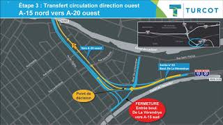 Secteur Turcot  Nouvelles configurations dès le 11 décembre 2017 [upl. by Carlisle]