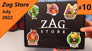 Unboxing Miraculous Ladybug Zag Store Box 10  July 2022 [upl. by Montana]