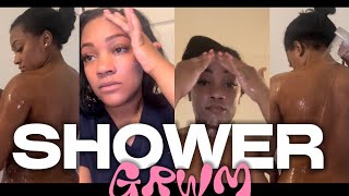 GRWM  Shower With Me And Hygiene Routine  Self Care and Self Love For Mental Health [upl. by Athene]