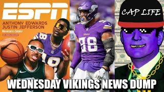 Minnesota Vikings News Dump 10232024  Ant amp Jets Did The Thing Bo on the 53 Cap Space [upl. by Thaine]