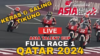 Full Race 1 IATC 2024 Qatar  Debut Memukau MK Ramadhipa Asia Talent Cup 2024 [upl. by Pace]