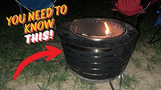 Review Tiki Smokeless Fire Pit And Tips On How to Keep it Smokeless [upl. by Hambley]