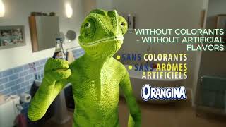 Orangina Commercial  Chameleon English AI Dub [upl. by Sharline]