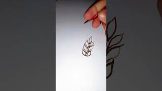 Leaves Bold Tutorial 🌿henna hennadisign youtubeshorts mahedidesign mahedidesign art [upl. by Toole]