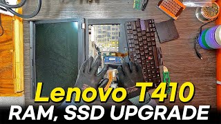 Lenovo ThinkPad T410 RAMMemory SSD Upgrade Easy Tutorial [upl. by Cherish141]