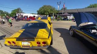 UTICA’s GASOLINE ALLEY 2024 CLASSIC CAR SHOW Utica Mi Detroit Metro Area [upl. by Eey]