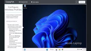 CompTIA Network009 Lab series Configure Wireless Profile [upl. by Benedikta]