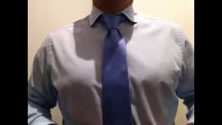 Como hacer un nudo de corbata elegante cómodo y sencilloHow to make a knot tie simple amp elegant [upl. by Shae991]