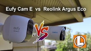 Eufy Cam E vs Reolink Argus Eco  Which Battery Powered WiFi Security Camera Is Better [upl. by Aurelia]