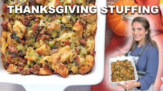 Homemade Thanksgiving Stuffing  The Easiest Recipe [upl. by Sadye]