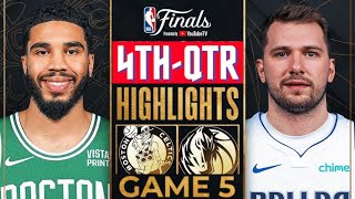 Dallas Mavericks vs Boston Celtics  Game 5 Highlights HD 4thQTR  June 17  2024 NBA Finals [upl. by Seibold]