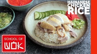 Delicious Hainanese Chicken Rice Recipe [upl. by Kohcztiy]