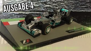 F1 FORMEL 1 RENNWAGEN KOLLEKTION 4  LEWIS HAMILTON MERCEDES F1 W05 HYBRID 2014 [upl. by Ennaylime]