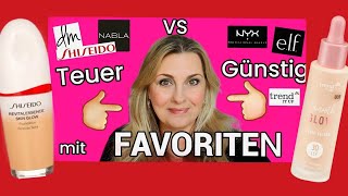 Teuer VS Günstig FAVORITEN schminken Kosmetik [upl. by Notsej469]