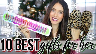 10 BEST CHRISTMAS GIFTS FOR HER  Holiday Gift Guide 2018 [upl. by Gaves221]