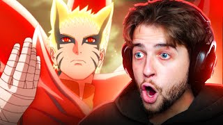 BARYON MODE NARUTO VS ISSHIKI Boruto Episode 217 Reaction [upl. by Aisatsana]