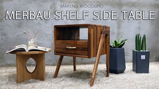 멀바우 선반 협탁 만들기making merbau shelf sidetable [upl. by Gregson]