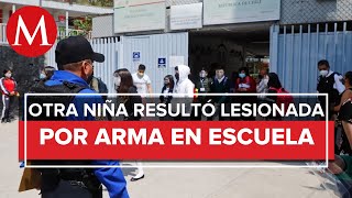 Alumna también resultó herida por el arma que menor ingresó a escuela de Iztapalapa [upl. by Suiluj]