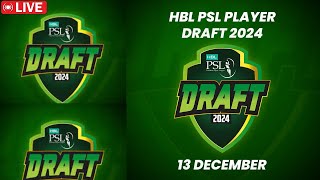 PSL 9 Draft Live Discussion and Analysis  Live HBL PSL Player Draft 2024  HBLPSLDRAFT HBLPSL9 [upl. by Delphinia]