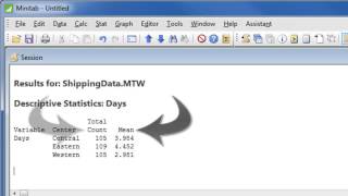 How to Analyze Data with Minitab 17 [upl. by Lindsley]