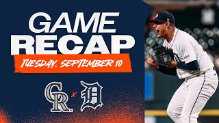 Game Highlights Keider Montero Throws Complete Game Shutout in Tigers Win vs Rockies  9102024 [upl. by Cherilynn]