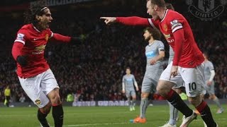 Gol Rooney  Asistencia Falcao  Manchester United 10 NewCastle United [upl. by Mika624]