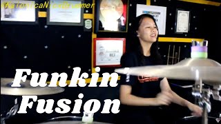 KALONICA NICX Funkin Fusion Drumming With 5A X CARB Carbon Fiber Techra DrumSticks Made In Italy [upl. by Bui]