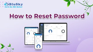 How To Reset Password in HRBluSky [upl. by Dahs573]