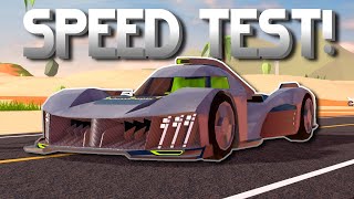 PARISIAN VS Other Limited Cars Roblox Jailbreak Speed Test [upl. by Clementas]