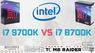 INTEL i7 9700K vs 8700K Compare And Test in 5 Games [upl. by Sankaran]