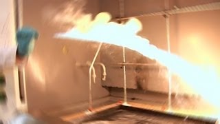 Diethyl Zinc Ignites in Air reaction only [upl. by Gibrian841]