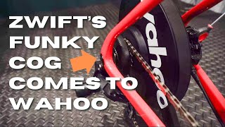 Zwift virtual shifting on Wahoo Kickr Core Zwift One details and ride impressions [upl. by Anneh]