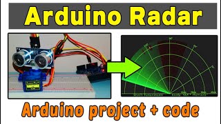 Arduino Radar Project  Make a Radar with Arduino and Ultrasonic [upl. by Ailaroc]