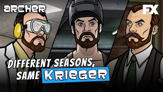 11 Seasons of Krieger Maniacal Genius  Archer  FXX [upl. by Lars881]