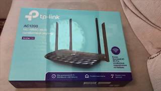 Обзор роутера Tplink Archer C 6AC1200 Двухдиапазонный [upl. by Terrell]